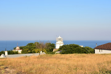 white lighthouse