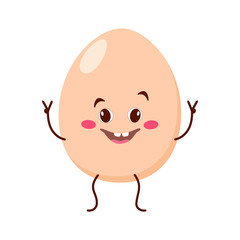 Cute cartoon character Egg