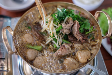 The Healthy food is very spicy and hot in the north of Thailand.