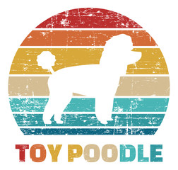 Toy Poodle vintage color