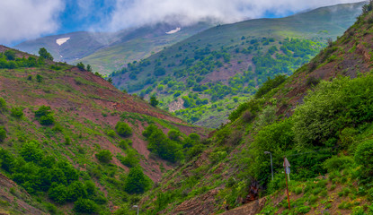 view of mountains