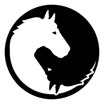 Horse yin and yang