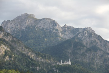castle in the mountains