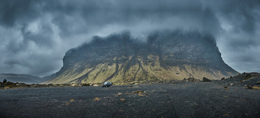 Stormy Icelandic Mountain 