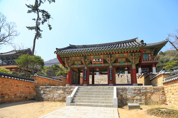Busan, South Korea, Gate of famous Beomeosa Temple 