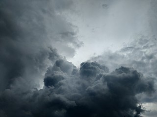 Fototapeta premium dramatic sky with clouds