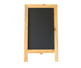 Restaurant Menu Blackboard, Restaurant Chalkboard on white background with clipping path.