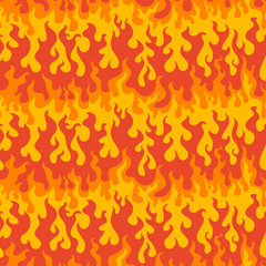 abstract fire seamless pattern © gudinny