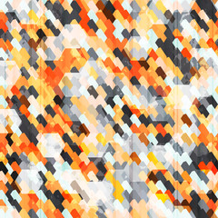 abstract orange cell seamless