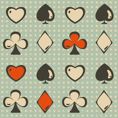 card suit seamless