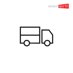 Truck Delivery Icon Design Illustration