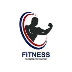 Gym training logo