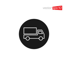 Truck Delivery Icon Design Illustration