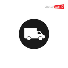 Truck Delivery Icon Design Illustration