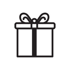 gift box icon design vector logo template EPS10