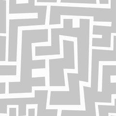 monochrome aztec seamless pattern