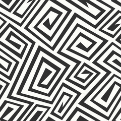 monochrome retro spiral seamless texture