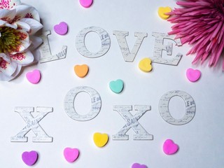 love Valentine's Day sign 