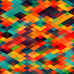 multicolored diamond seamless