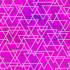 purple color triangle seamless pattern