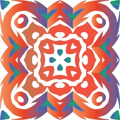 Antique talavera tiles patchwork.
