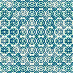 retro snow seamless pattern