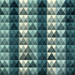 triangle blue pattern seamless