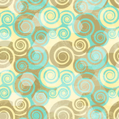 vintage spiral grunge seamless