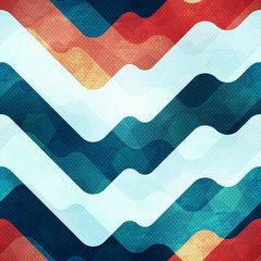 Wasser nahtlose Muster mit Grunge-Effekt
