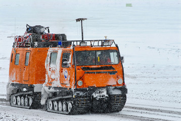 Hägglund in Antarctica © Tim