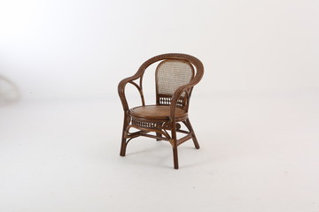 In some Asian countries and China, craftsmen use cane or wicker furniture on a white background. It can make people relaxed and happy. Usually this material can be used for backrest, rocking chair, ta