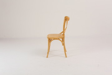 In some Asian countries and China, craftsmen use cane or wicker furniture on a white background. It...