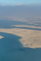 Dubai Emirates, a view of a large body of water