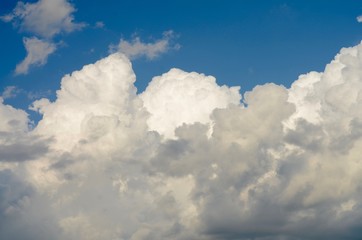Naklejka na ściany i meble Huge Cumulus Clouds