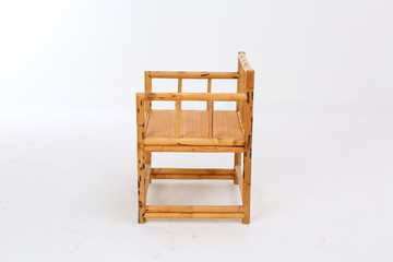 In some Asian countries and China, craftsmen use cane or wicker furniture on a white background. It can make people relaxed and happy. Usually this material can be used for backrest, rocking chair, ta