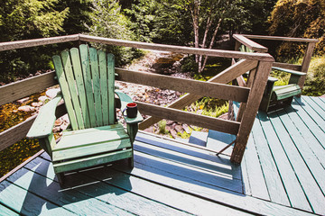 Cup of coffee at the cottage