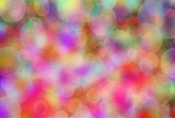 Colorful Abstract bokeh with blured background