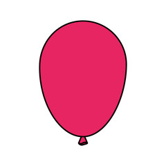 balloon helium decoration isolated icon