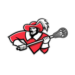 Musketeer Lacrosse Mascot