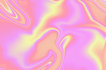 Abstract Natural Luxury marble texture. Wonderful background in Holographic Foil. Digital art. Marbleized effect.