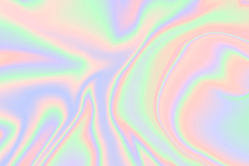 Abstract Natural Luxury marble texture. Wonderful background in Holographic Foil. Digital art. Marbleized effect. Neon texture.