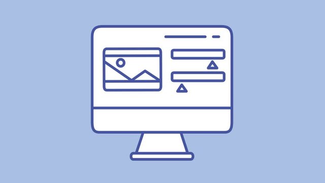Photo editing line icon on the Alpha Channel