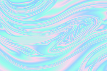 Obraz premium Abstract Natural Luxury marble texture. Wonderful background in Holographic Foil. Digital art. Marbleized effect.