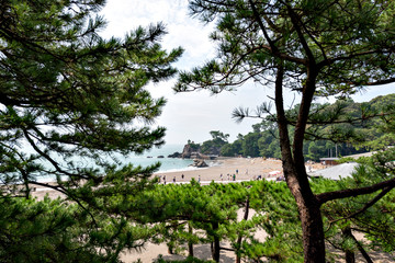 Katsurahama coast in Kochi, Japan