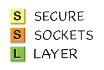 SSL initials in colored 3d cubes with meaning