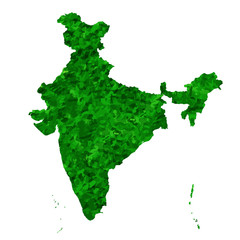 インド　地図　国　アイコン