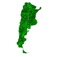 アルゼンチン　地図　国　アイコン