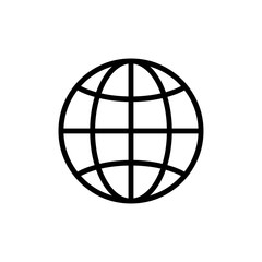 globe icon design vector logo template EPS 10