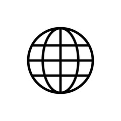 globe icon design vector logo template EPS 10