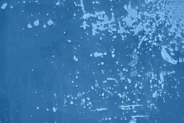 Trend color 2020 dark blue rusty metal texture background. Trendy color concept of the year, classic background.